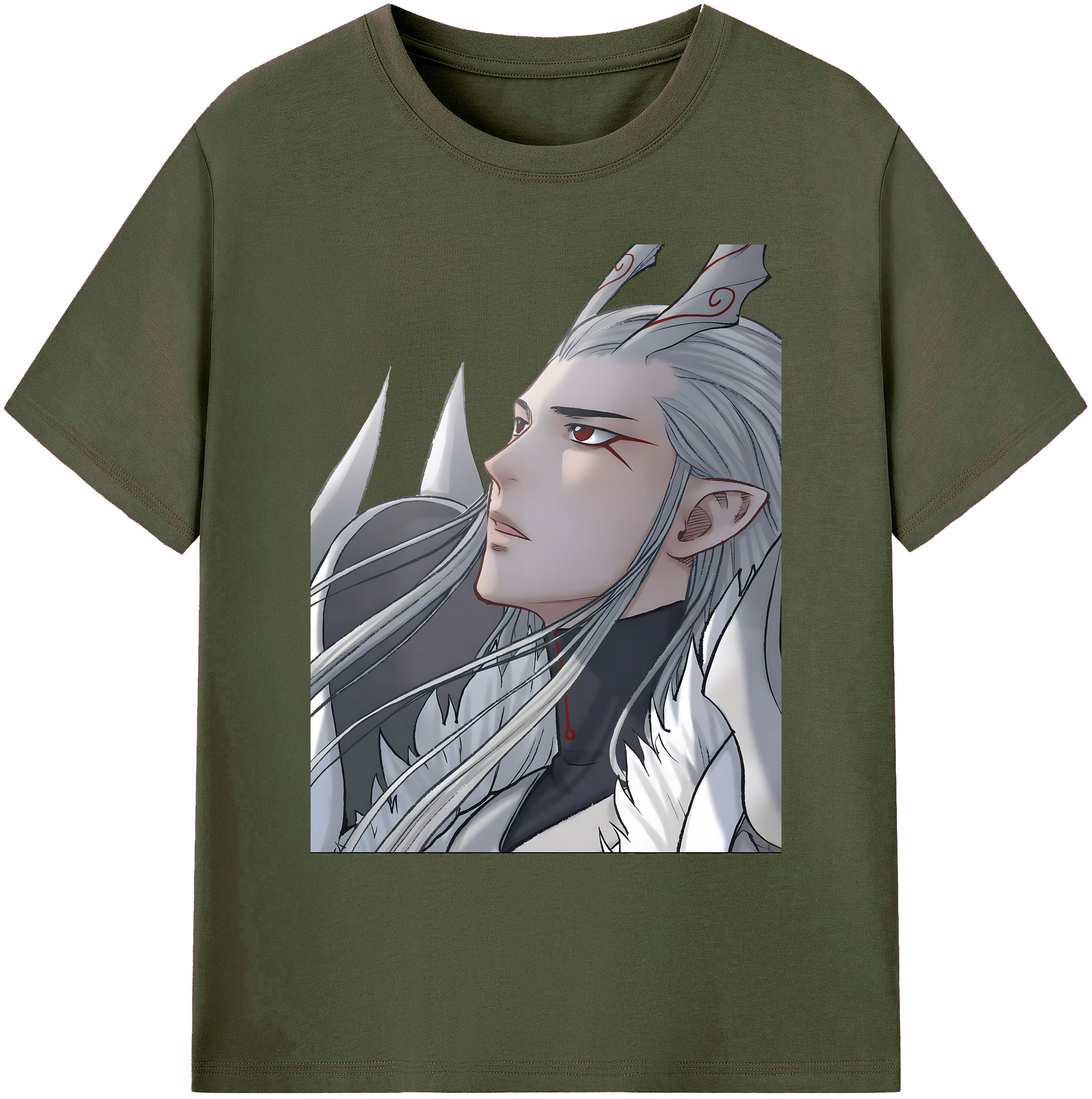 （画像用） Ne Zha 2 ナタ 魔童の大暴れ 綿100％ メンズ半袖Tシャツ｜肌触りやわらか＆通気性